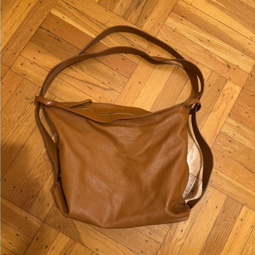 Brown Leather Shoulder Bag